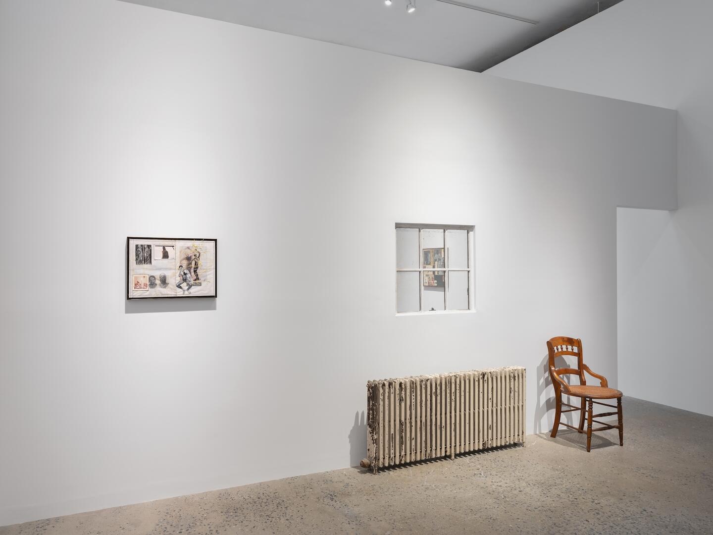 Troy Montes Michie, ‘Black on the Face of the Moon’ )installtion view), Company Gallery, New York, 13 March – 26 April 2025. Courtesy: the artist and Company